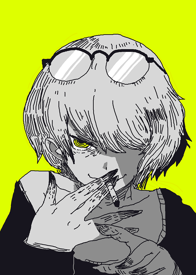 「あさらくがき 」|大鳥のイラスト