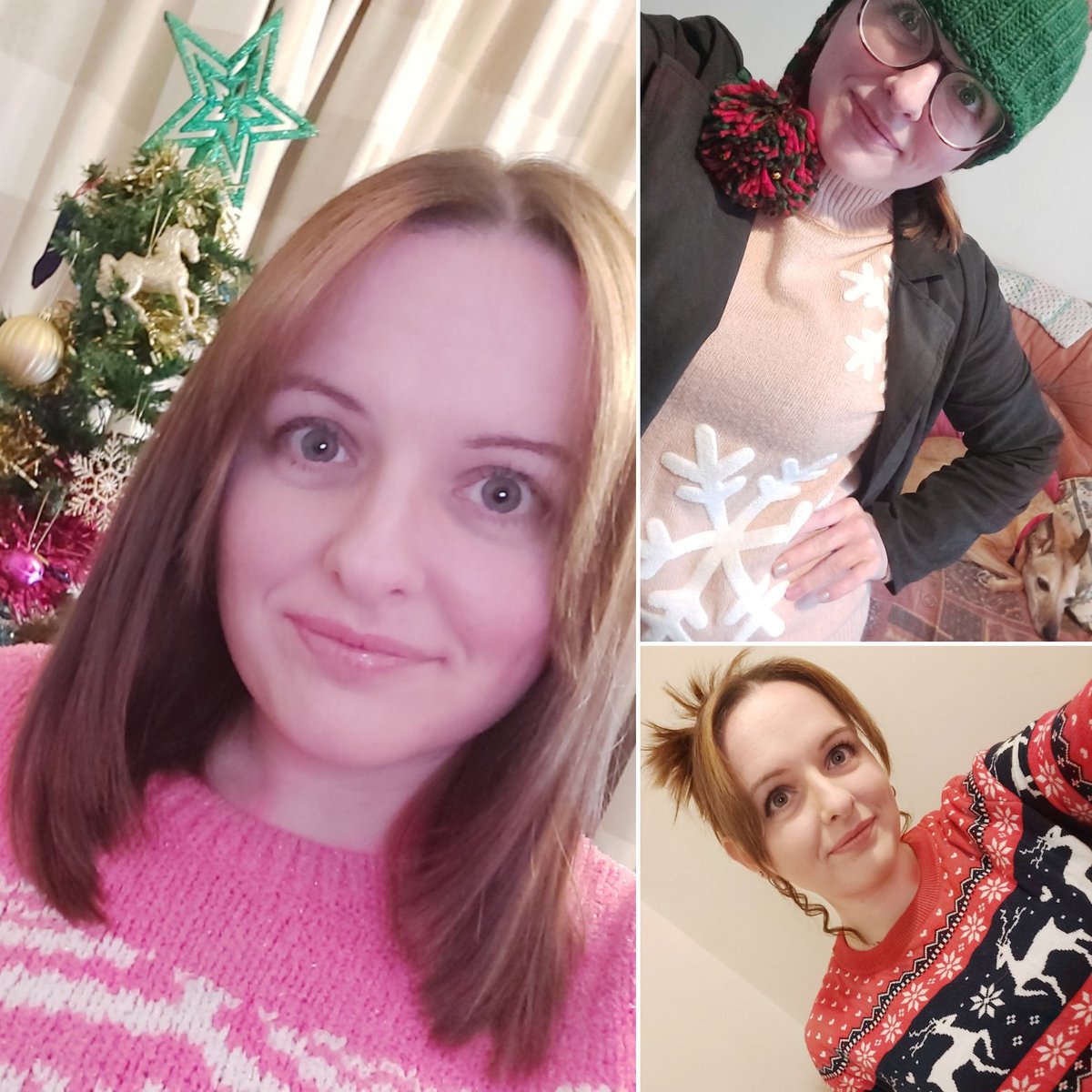DEKendall1's tweet photo. Christmas jumpers for the win! ☃️ 
Whether or not you celebrate Christmas, I hope you enjoy a safe, restful, happy festive season🎄🎅🤶 🎁 💝 If you'd like to read my latest blog posts, you can find them here: https://t.co/wVzC1eMVFK 🤓
Infinite thanks for your support ❤
#writer https://t.co/xfeWboo4cy