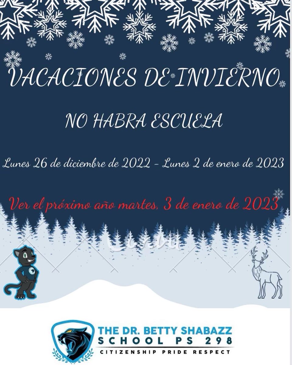 Information Bank! IT’S A  HOLIDAY!!!!!