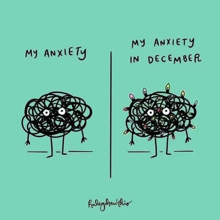 In my case there’s also a shiny star on top 🌟

#anxiety