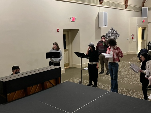 ✨ Rehearsals for 25th Annual Putnam County Spelling Bee are just getting started but going great! 

In these photos, we're learning some of the songs and starting to block the scenes. 🎶

Stay tuned for more updates from this show!