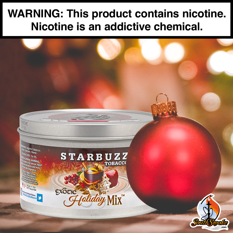 SouthSmokeCom's tweet photo. Enhance your Holiday Season with the very flavorful Holiday Mix by Starbuzz Tobacco! All Starbuzz flavors are available at https://t.co/dXr6pksXXC

#hookah #shishatime #shisha #hookahlove #hookahlovers #southsmoke #hookahsmoke #hookahreview #starbuzz #holidaymix https://t.co/6Ws6F0pEea