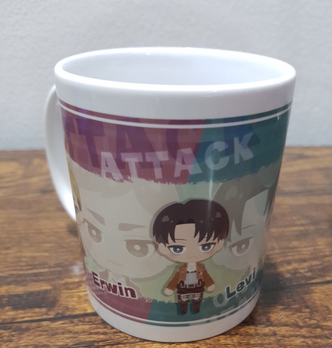 ZenMarket.jp on Twitter ""Attack on Titan x Paschara Mug — Erwin, Levi