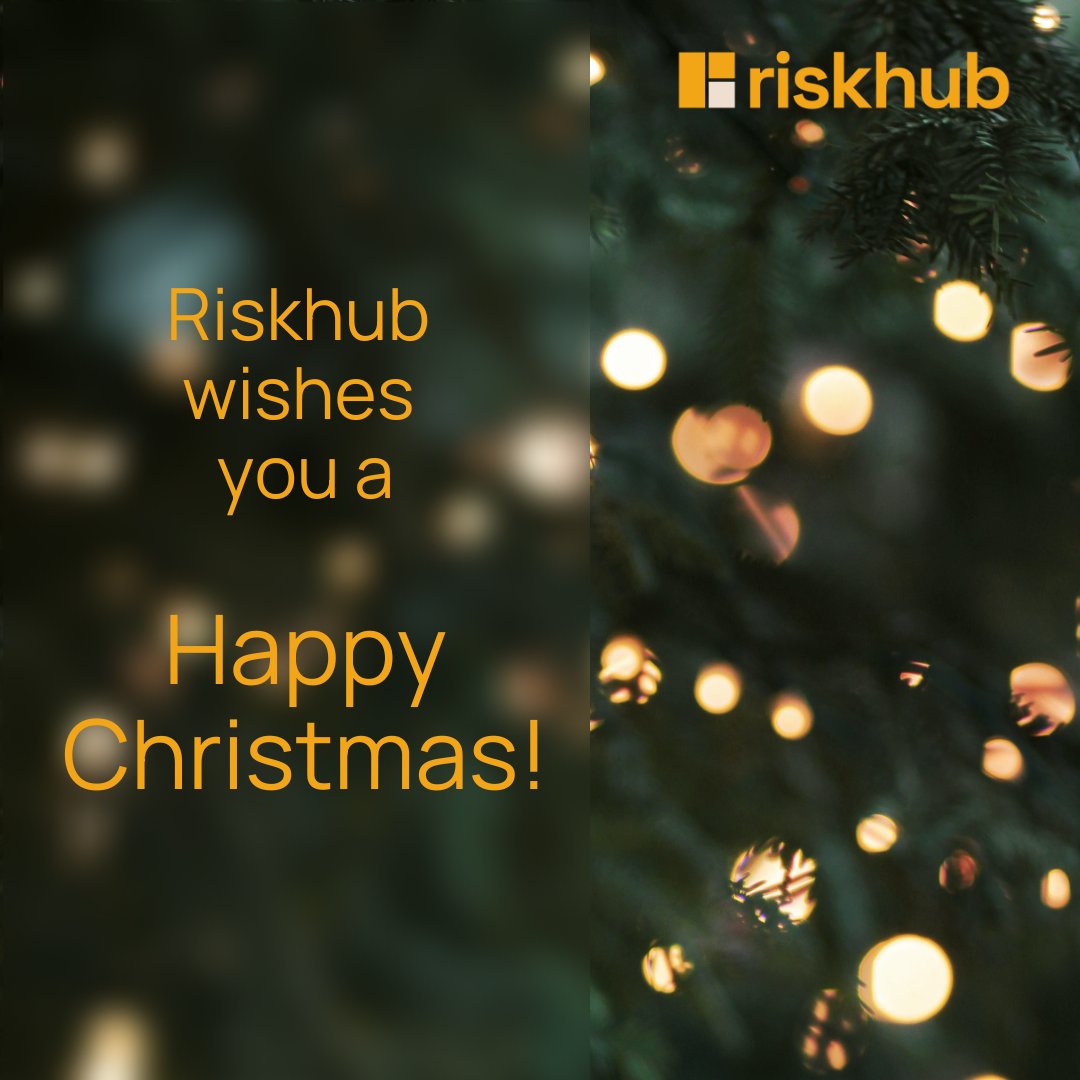 #HolidayGreetings from #Riskhub 

Thank you for a great year. We hope the festive season is filled with joy and time well spent with loved ones.