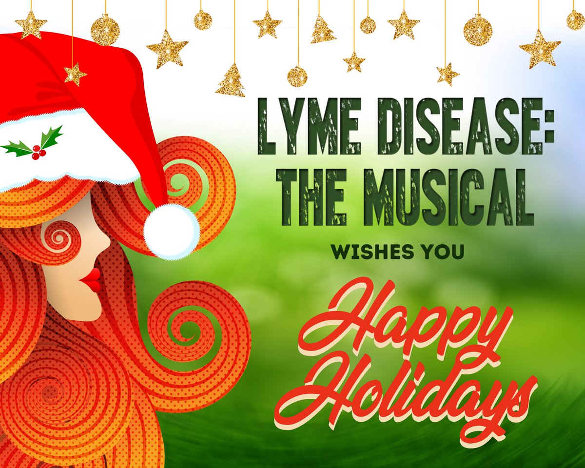 The cast and crew of 'Lyme Disease: The Musical' wishes you a happy holiday season and a tick-free new year! #happyholidays #happynewyear #lyme #lymedisease #lymemusical #musicaltheatre #newmusical #losangelestheatre #hff22