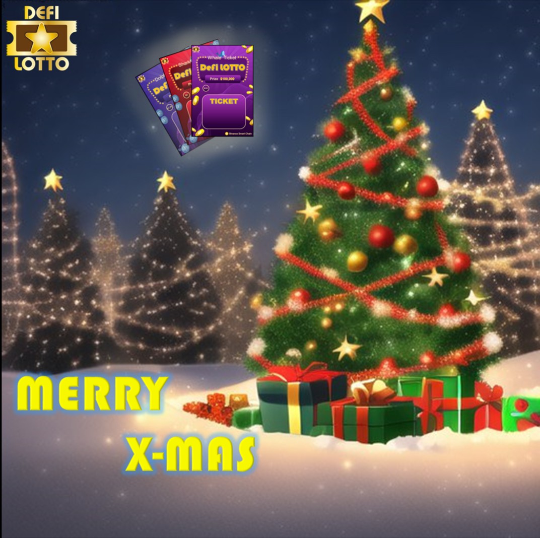 defi_lotto's tweet photo. Merry X-Mas, fellow gamblooors. We hope you're enjoying the holidays and are wishing you a happy time with your loved ones and family. We have many exciting things coming up for next year. If you're feeling lucky, go grab one ticket from our lotteries.
GL
#defilotto #crypto #nft https://t.co/hvmd5vbEdX