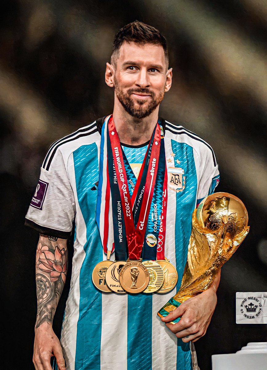 🏅Copa del Mundo Sub 20 - 2005
🏅Juegos Olímpicos - 2008
🏅Copa América - 2021
🏅Finalissima - 2022
🏅Copa del Mundo - 2022

Cinco de Copas.