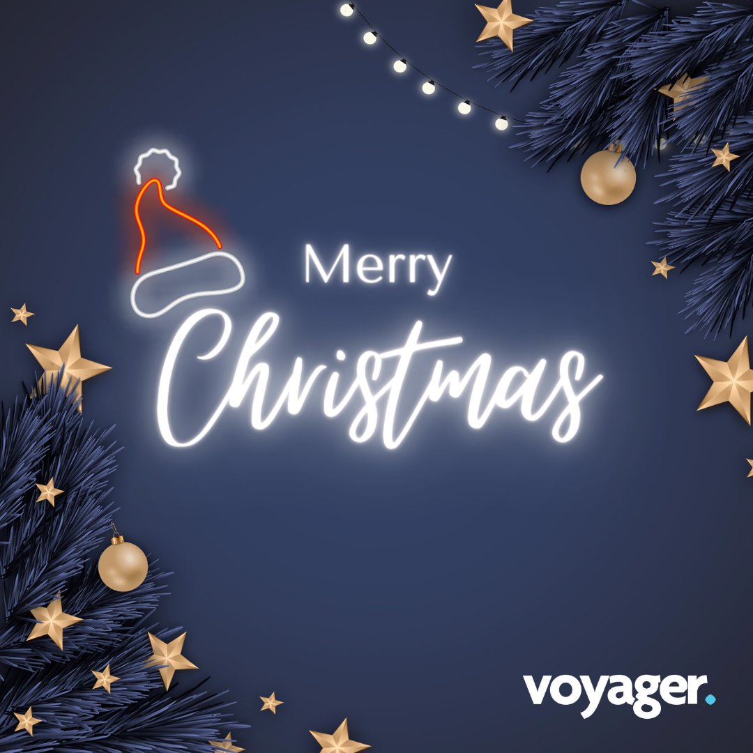 A huge Merry Xmas from us to you! We hope you all get the time to spend a few days with friends and family eating WAAAYYY to much ham and Pav. Thanks for all your support this year. We've loved having you a part of Voyager. Have a great Xmas! V. X