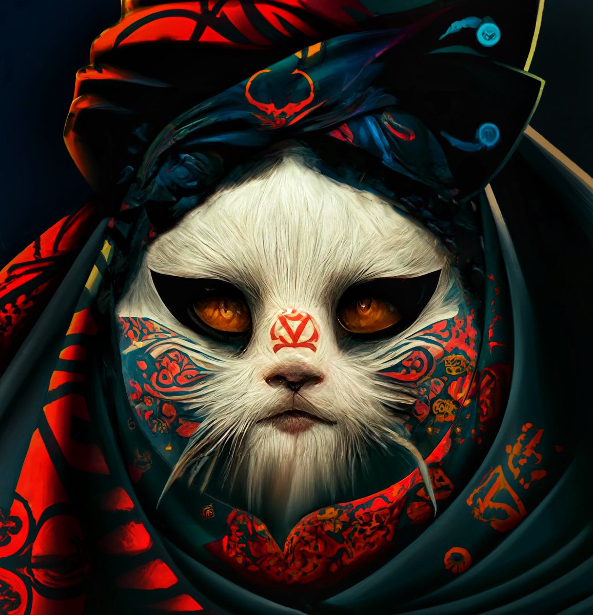 Techy_Cat's tweet photo. @RoofGanz SHAMAN SUPREME
The story about the feats of a cat through a feline multiverse. Magic Arc (chapter), A Universe of Cats #NFTCollection https://t.co/akidlIEG7v