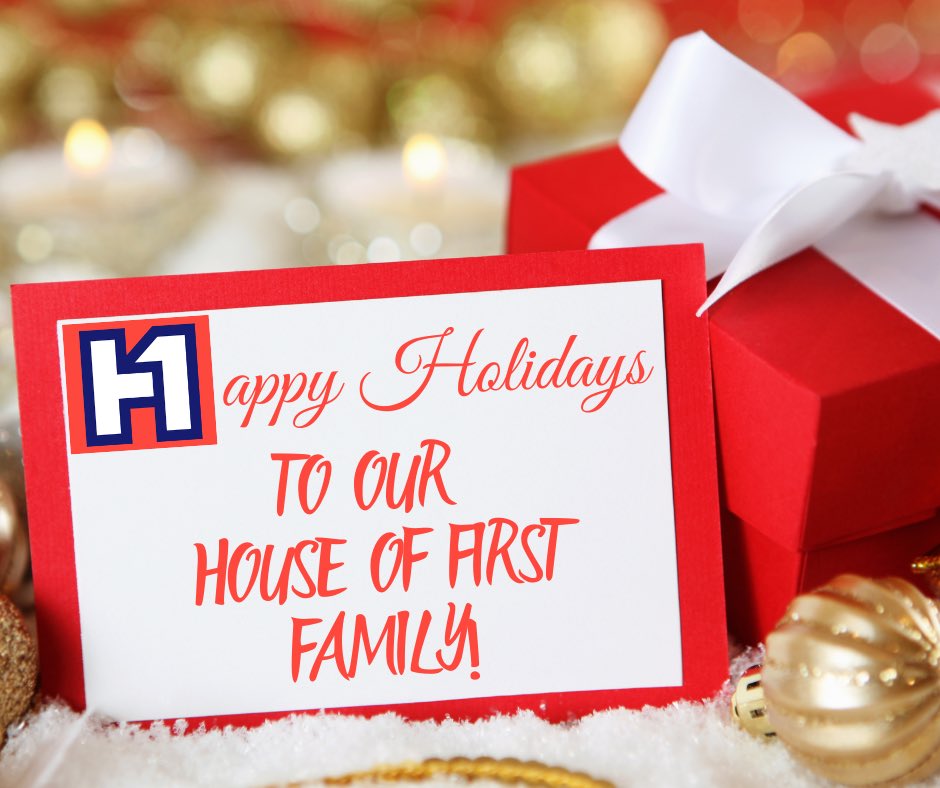 HouseofFirst's tweet photo. 🎄Happy Holidays🎄 https://t.co/BZ2Eer78ia