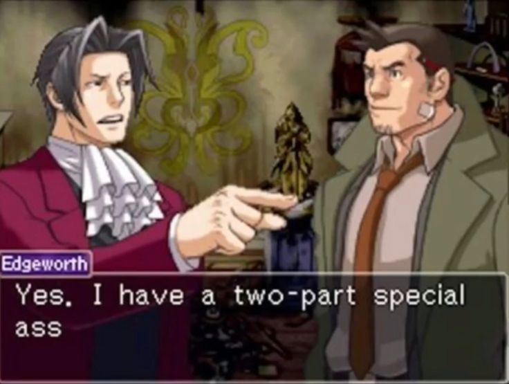 bubs_does_stuff's tweet photo. @katskindahere AAI is great bc it gives Edgeworth more character but also gives us these https://t.co/L1YwXQMT8e