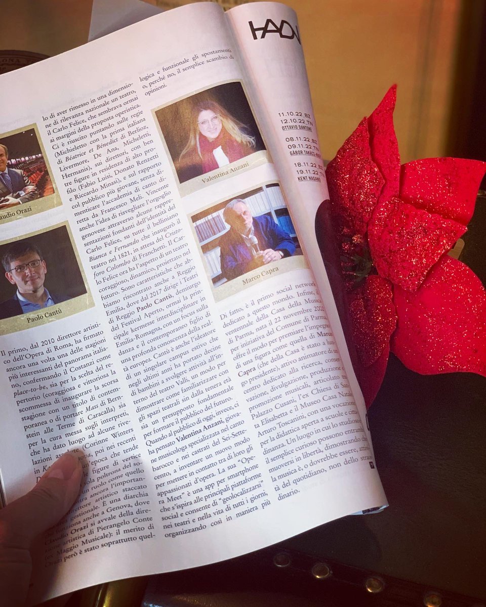 Classic Voice ha riconosciuto @operameet (nella persona di <a href="/ValentinaAnzani/">Valentina Anzani</a> ) una menzione tra i personaggi dell’anno della musica classica. È un grande onore per tutto il team di lavoro🎶🎶🎶
Ringraziamo tutti😍
#operameet #socialapp #opera #classical #personaggidellanno