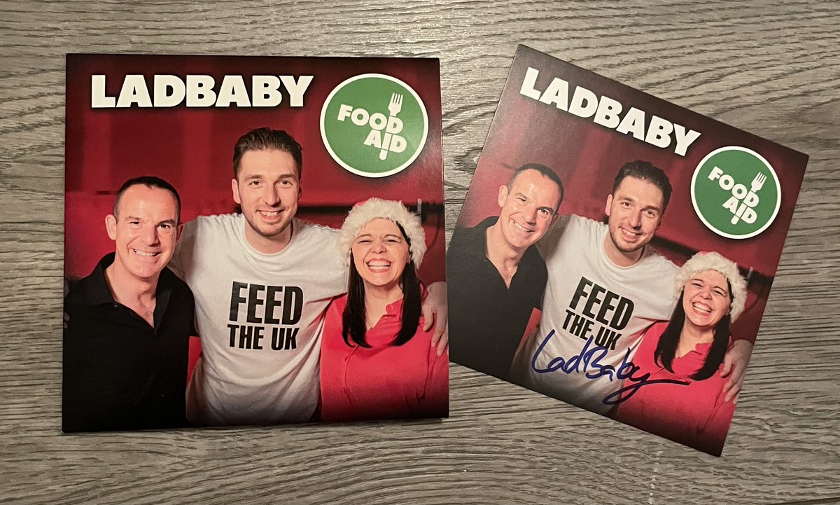 Amazing to hear that Lad Baby are Christmas Number One again, for the 5th consecutive year!! Raising soooo much money for The Trussell Trust with the help of Martin Lewis this year! You are all legends!!! 
🥇
#LadBaby #Christmasnumberone #thetrusselltrust