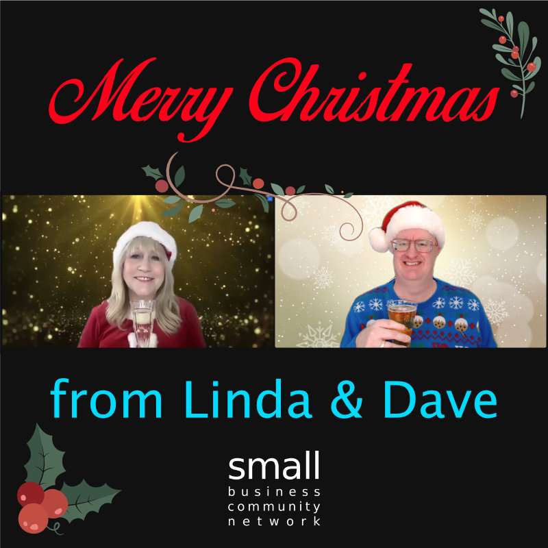 Happy Christmas from <a href="/LindaOJ/">Linda Ockwell-Jenner</a> and <a href="/DaveOJ/">Dave Ockwell-Jenner</a> at <a href="/sbcncanada/">The SBCN</a> to all our #smallbusiness friends!