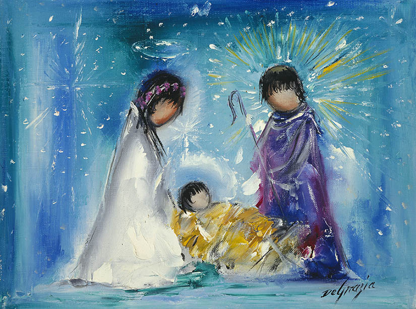 Upon request here is a photo of DeGrazia’s “Nativity”. Hope you enjoy it as much as we do! #TedDeGrazia #DeGrazia #Artist #NationalHistoricDistrict #GalleryInTheSunMuseum #Nonprofit #Foundation #Tucson #Arizona #AZ #SantaCatalinas #Desert #Nativity #Christmas #OilPainting