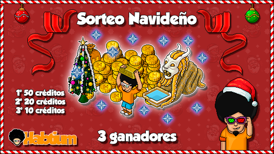 habtium's tweet photo. ⭐SORTEO NAVIDEÑO⭐
3 ganadores

🎁 Premios:
1) 50 créditos
2) 20 créditos
3) 10 créditos 

👉 Requisitos:
- Seguir a Habtium
- RT + ❤
- Comentar su usuario en Habtium (opcional)

Los participantes se llevan 20 tiums. ✨
¡Finaliza el 1 de enero a las 23:59 HPE! 🎅 https://t.co/MwlxNLeqn7