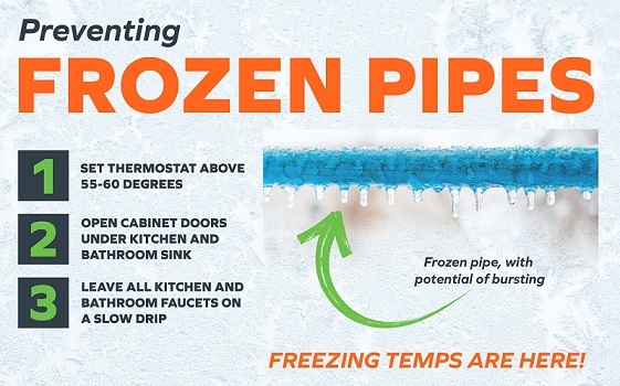 These tips to help avoid #Frozen Pipes can really help deter a massive and stressful #WaterDamage situation.
#SERVPRO #BurstPipes #Flooding #WaterDamageRestoration