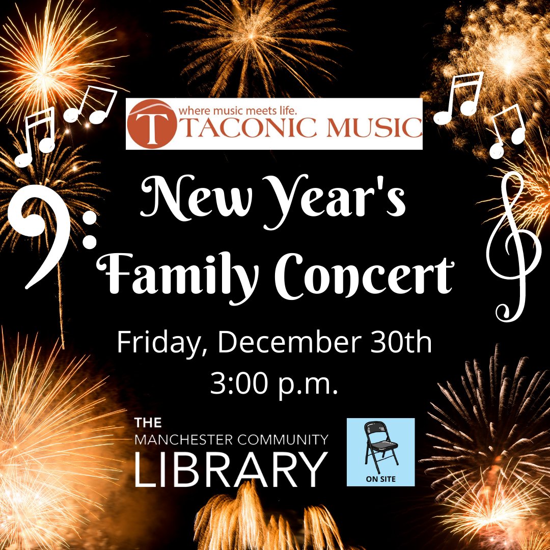 manchestervtLIB's tweet photo. Join the MCL in welcoming the Taconic String Band and String for Kids students as they perform side-by-side an engaging program for the whole family NEXT FRIDAY at 3 PM. Reserve your seats today: https://t.co/asBaALV28x

#MCLVT #ManchesterVT #Music #Concert #LiveMusic #NewYears https://t.co/VTJu4rNOxc