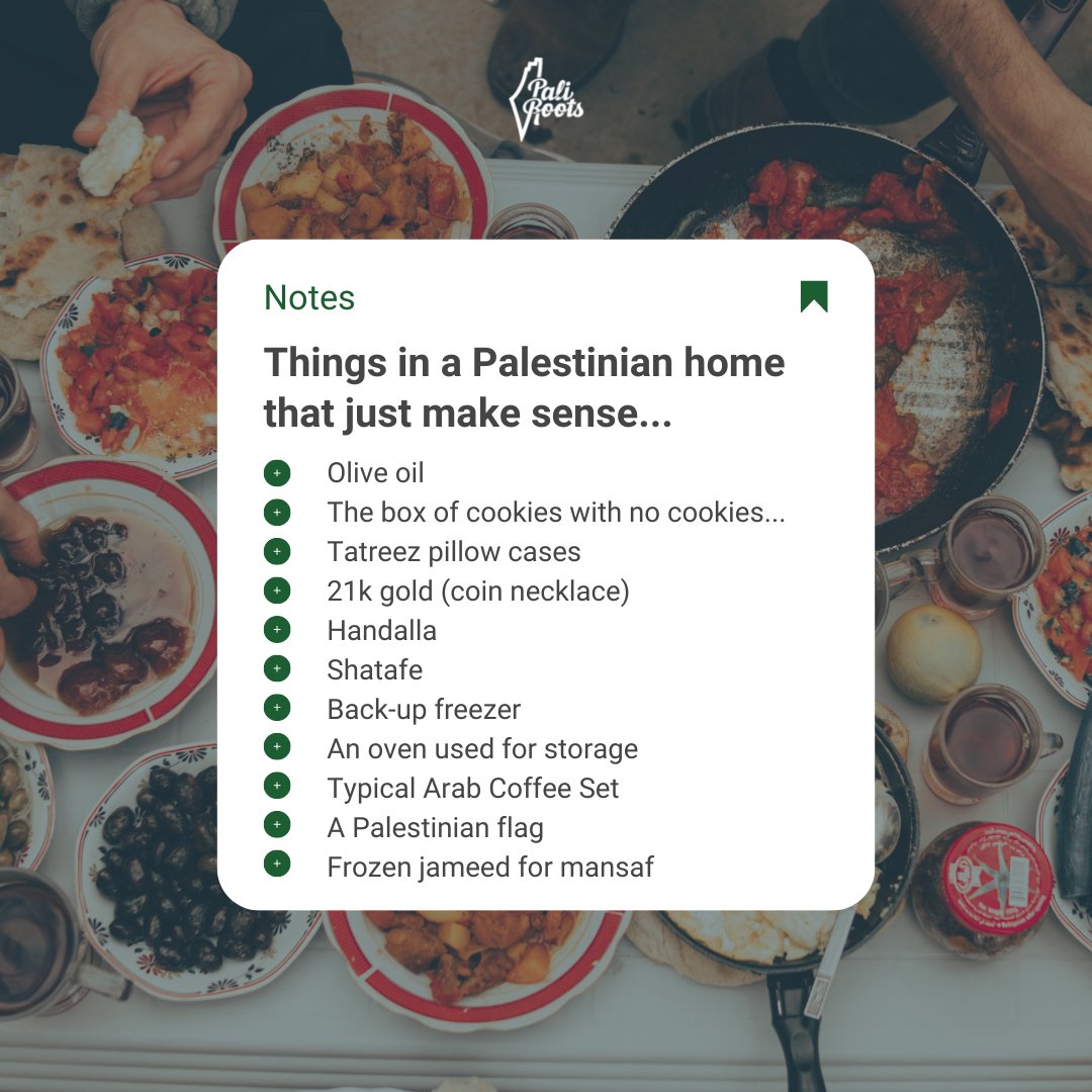 PaliRootsTees's tweet image. If you know… you know 😂 🇵🇸 Did we miss anything? 👀 

#PaliRoots #ArabProblems