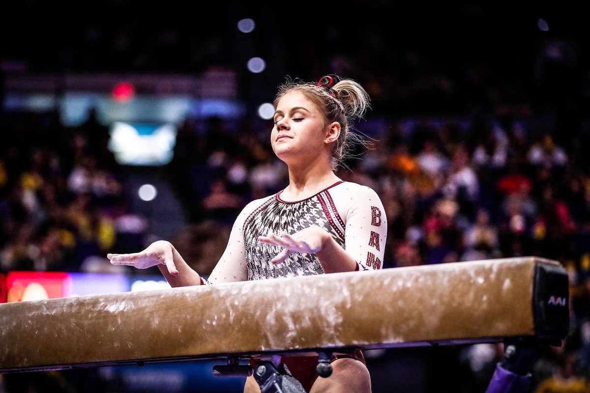 BamaGymnastics's tweet photo. So ready to see this group in year 4️⃣✨
#RollTide | #BamaBuzz https://t.co/QypIVLw3E4