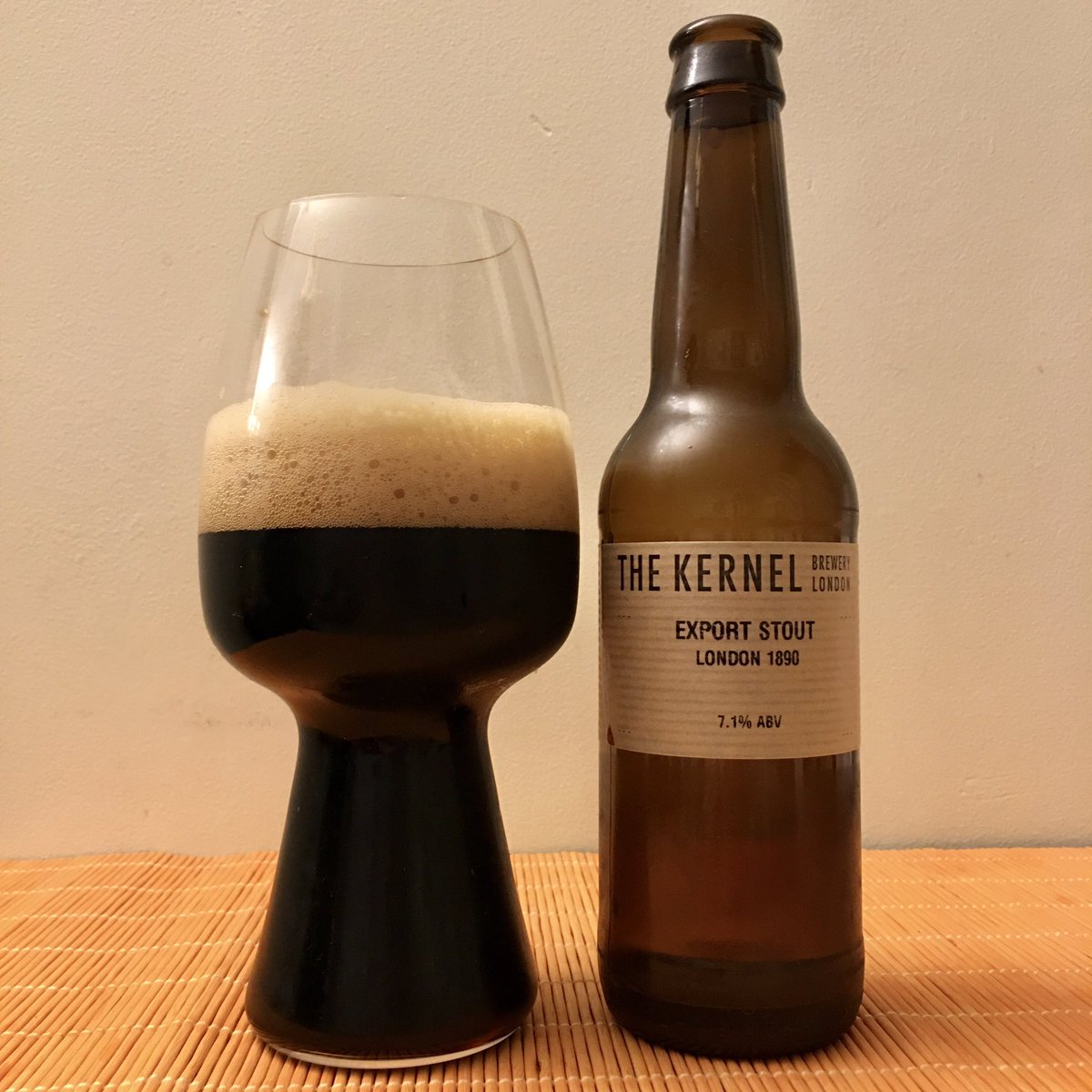 RealAleBloke's tweet photo. Used an Xmas gift voucher to replace broken Spiegelau glasses which arrived today…. so it’s out with the stout 😊 #TheKernel https://t.co/BCqucOJuVp