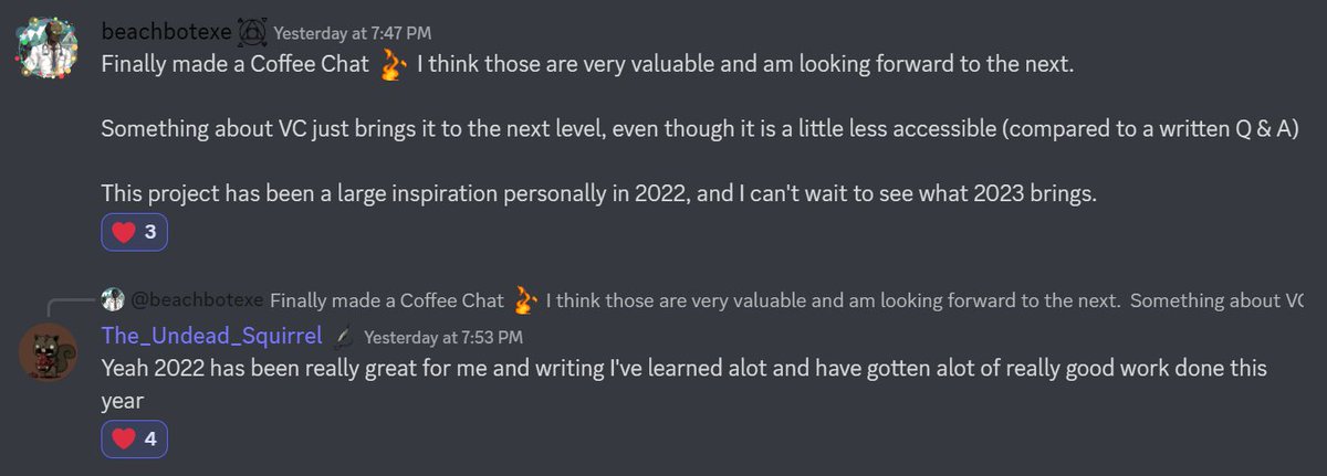 This means a lot. 🙏

Helping others bring out the magic within them is the end goal of the generational ecosystem we are just starting to create.