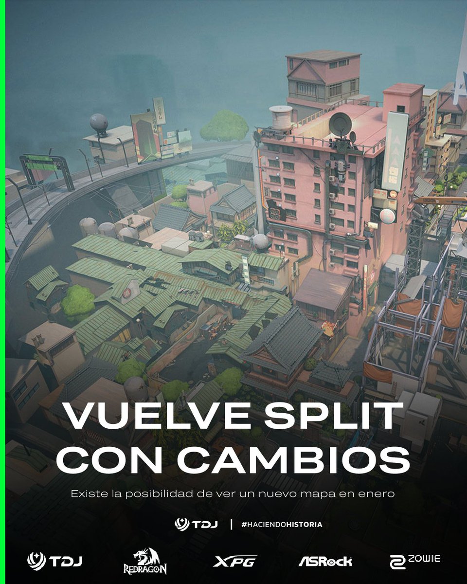 ¡VUELVE SPLIT AL MAP POOL! 🗺️

Seis meses estuvimos extrañando a #Split, llegó el momento de volver, mejorado, y de la mano de un nuevo mapa. También nos despedimos de dos más en #Valorant. 👋

Conocé todos los detalles 👇
🔗 bit.ly/3jpZiP9

#HaciendoHistoria 📜