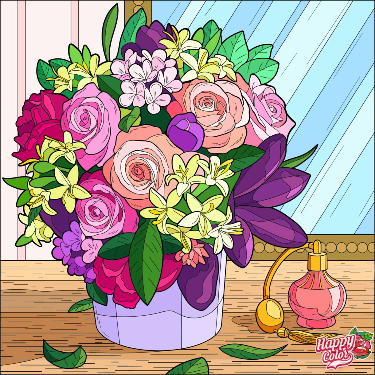 SloggettRyan's tweet photo. I call this Garden Overload from my Happy Colour app part 16 #happycolour #garden #flowers #plants #pictures #colours https://t.co/07Wx9piT1o