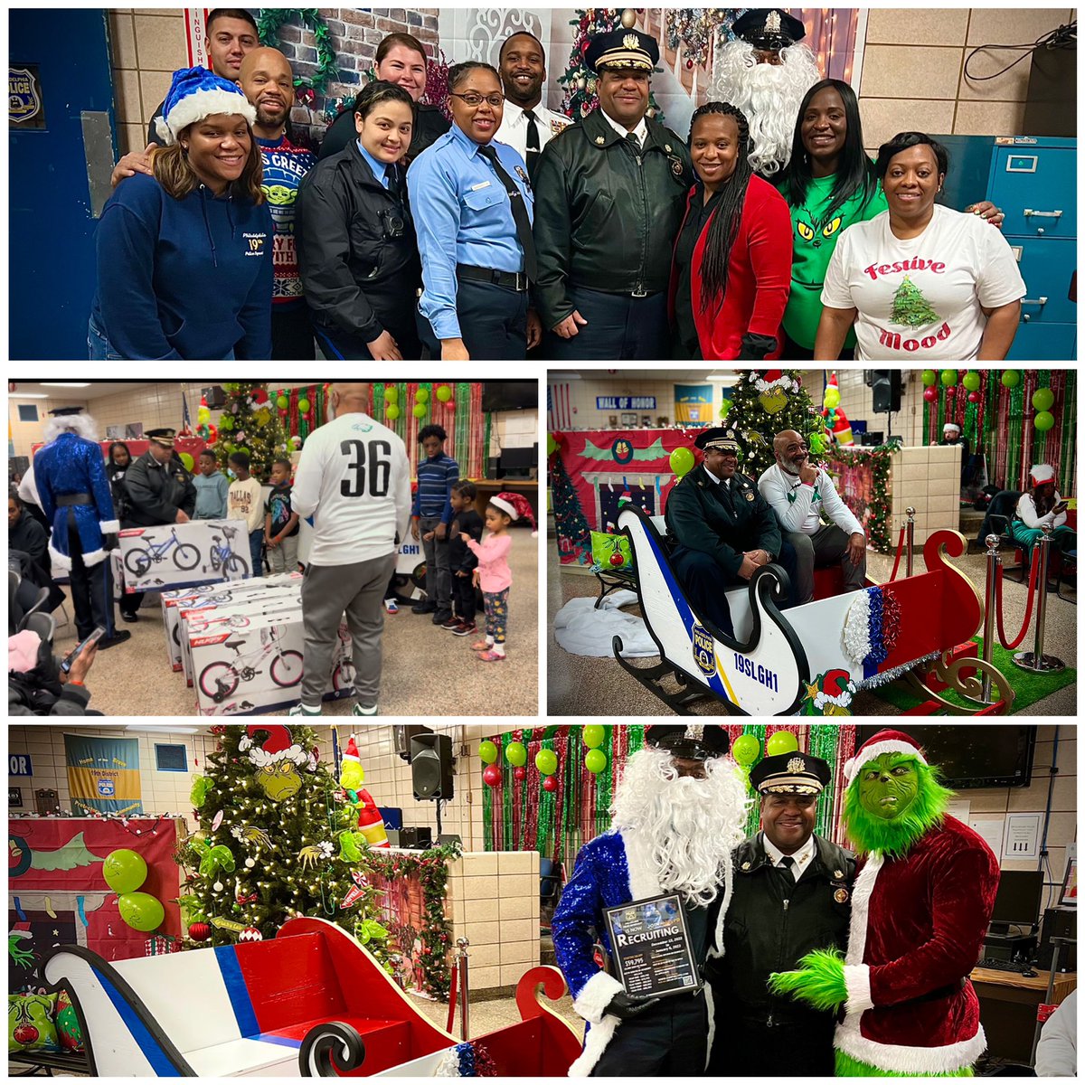 Great time yesterday morning <a href="/PPD19Dist/">PPD 19th District</a> for their annual community Christmas party. Shout out to <a href="/MBrown536/">Maxwell</a> @FOPLodge5 for the bikes &amp; all other sponsors for the toys and food. Great job <a href="/PPD19Dist/">PPD 19th District</a> <a href="/19thPDAC/">19thPDAC</a> &amp; Clergy in bringing smiles to the faces of kids in this community!