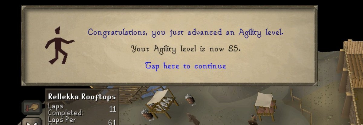 FoxxOSRS's tweet photo. 85 Agility! Leggoooo https://t.co/xhvLhCFL3q