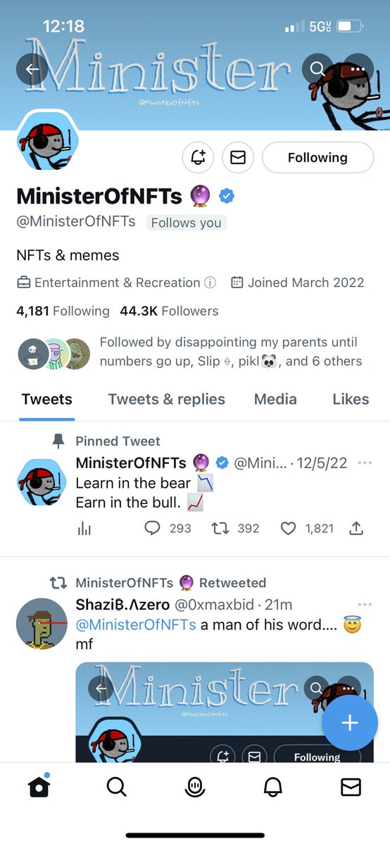 SnarfSnarf_eth's tweet photo. He ainβt π€₯ @ministerr is #legitlegend https://t.co/EviuorSVcl