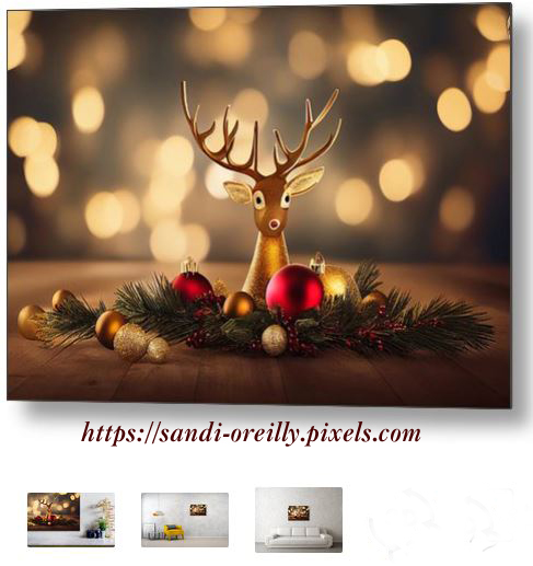 SandiOPhoto's tweet photo. Sandi OReilly @sandioreilly 
"Christmas Deer Display"  Get Here: https://t.co/6IX0lVwJmx

#deer #ornaments #display #pinebranches #design #christmas #holiday #celebration #decorations #AYearForArt #ArtMatters Merry Christmas everyone!  See more here: https://t.co/uFXmM4hhMJ https://t.co/pra0PEB9gh