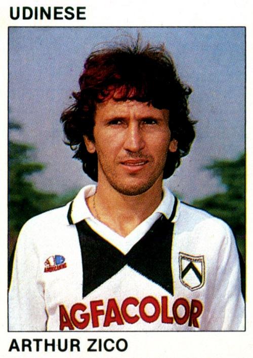 Zico, Udinese. (Calcio Flash '84)