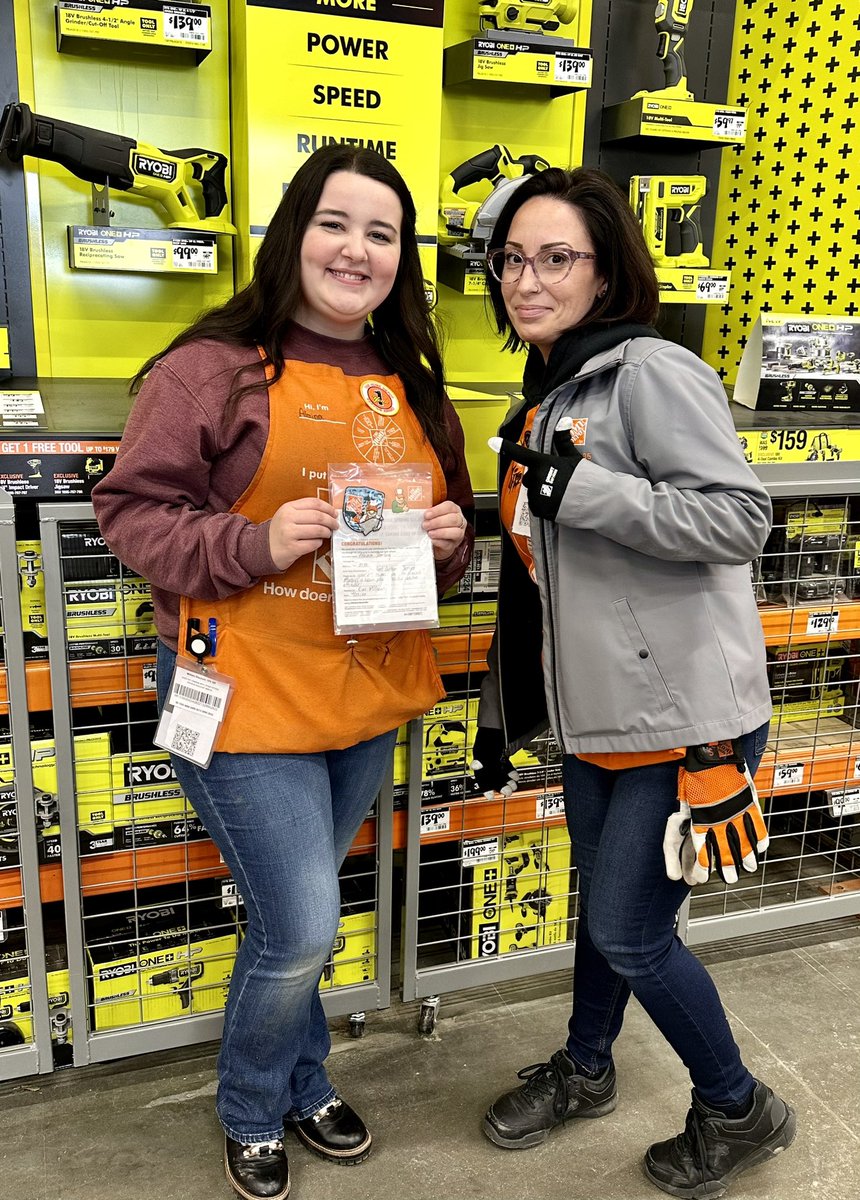 Kimberly McCreary (@kimhd735) on Twitter photo ✨Recognizing one of my head cashiers, Alaina, with a Homer award today for her dedication! She always has a positive attitude and motivates others to do the same!✨You Rock Alaina! 🧡 <a href="/hd_rudolph/">Rudy MASM</a> <a href="/DepotMatt/">Matthew Shorr</a> @BlakeOlivierHD @JasonGTaylor <a href="/CoveredwIcing/">Just Heather</a> ✨Recognizing one of my head cashiers, Alaina, with a Homer award today for her dedication! She always has a positive attitude and motivates others to do the same!✨You Rock Alaina! 🧡 <a href="/hd_rudolph/">Rudy MASM</a> <a href="/DepotMatt/">Matthew Shorr</a> @BlakeOlivierHD @JasonGTaylor <a href="/CoveredwIcing/">Just Heather</a>