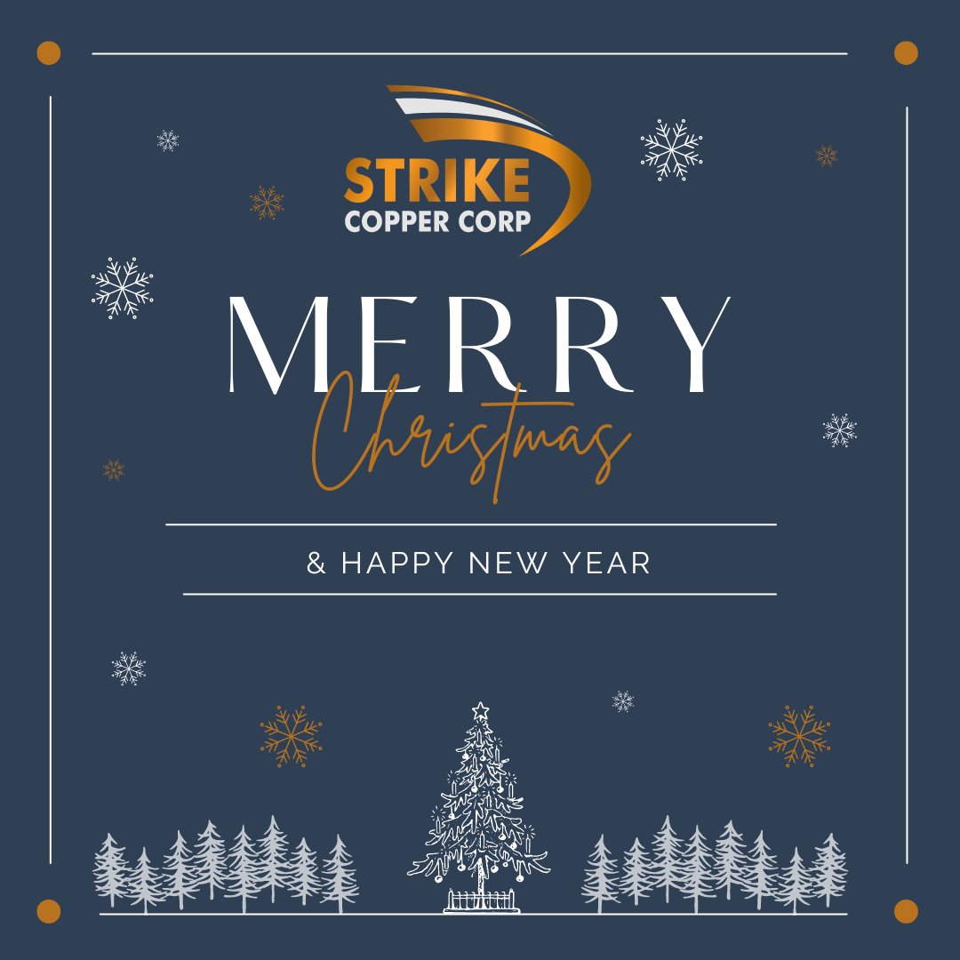 StrikeCopper's tweet photo. ❄️ Happy Holidays on behalf of Strike Copper Corp https://t.co/6u83Of5IyU
