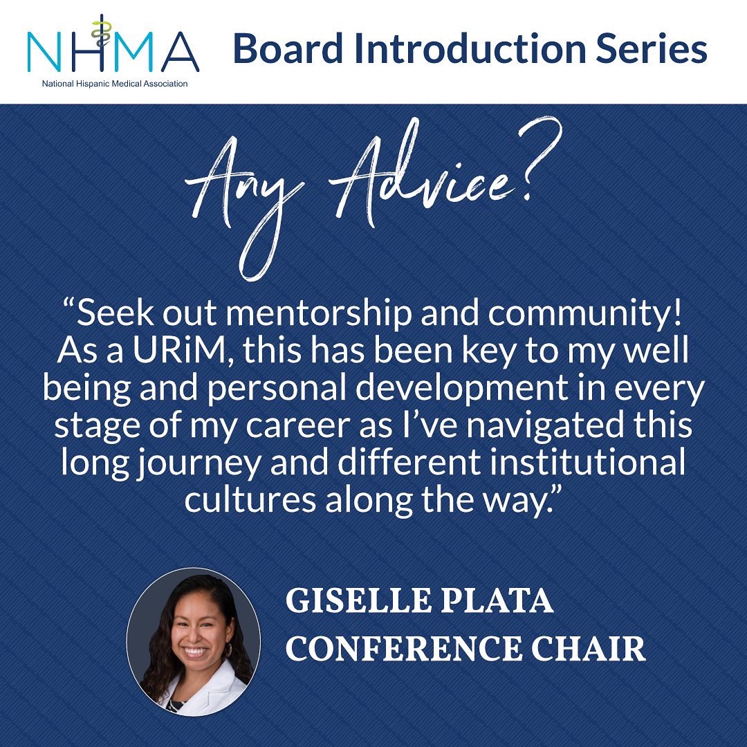 NHMA Council of Residents and Fellows (COR) (@nhma_cor) on Twitter photo It’s FEATURE FRIDAY! Next up is our Conference Chair, Giselle Plata, a Fellow in Child and Adolescent Psychiatry at Medstar Georgetown University Hospital (<a href="/MedStarHealth/">MedStar Health</a>) in Washington DC.
#NHMA #latinasinmedicine #medicine #leadership #representation #doctora It’s FEATURE FRIDAY! Next up is our Conference Chair, Giselle Plata, a Fellow in Child and Adolescent Psychiatry at Medstar Georgetown University Hospital (<a href="/MedStarHealth/">MedStar Health</a>) in Washington DC.
#NHMA #latinasinmedicine #medicine #leadership #representation #doctora
