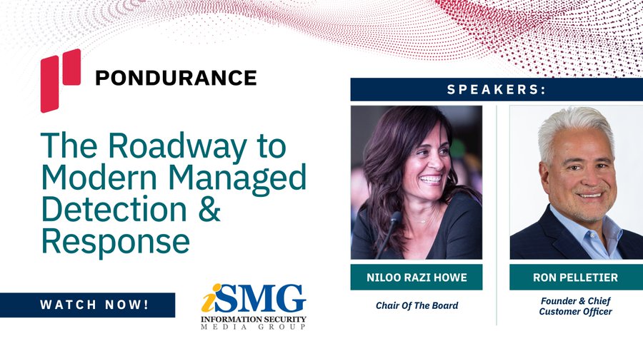 Learn all about modern #MDR and what's driving its growth in the marketplace—with @SecurityEditor @ISMG_News, our board chair @NiloofarHowe, and our Founder @ropellet, in this on-demand video: bit.ly/3ryssfI #cybersecurity