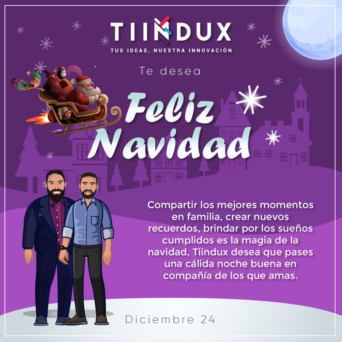 tiindux's tweet photo. Con alegría en el corazón y llenos de esperanza e ilusión, nuevamente celebramos una navidad más con nuestros seres queridos. #Tiindux desea que disfrutes la magia de la navidad.
#Feliznavidad #NocheBuena🎄🎅🏼🌟 ☃ 🎁 https://t.co/cZJ8Smn0j4