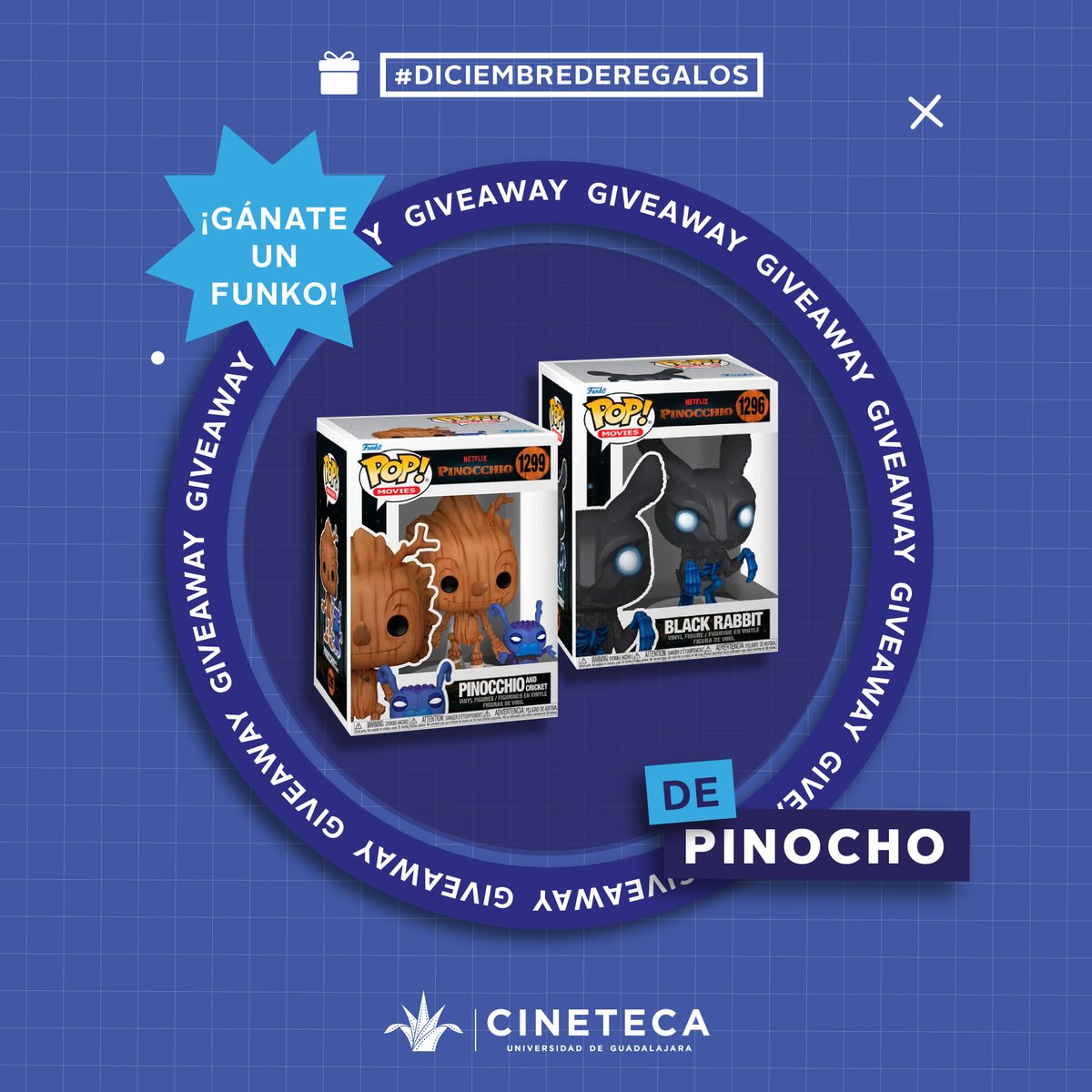 CinetecaFicg's tweet photo. ¡Tenemos dos @OriginalFunko de Pinocho para ustedes! Corran a nuestra cuenta de Instagram @cinetecaudeg y participen. 😉

Atent@s a las redes porque tendremos premios cada semana. ¡Gracias, @NetflixLAT y @estrellablue! 🎁 https://t.co/eRfMDl0Tui