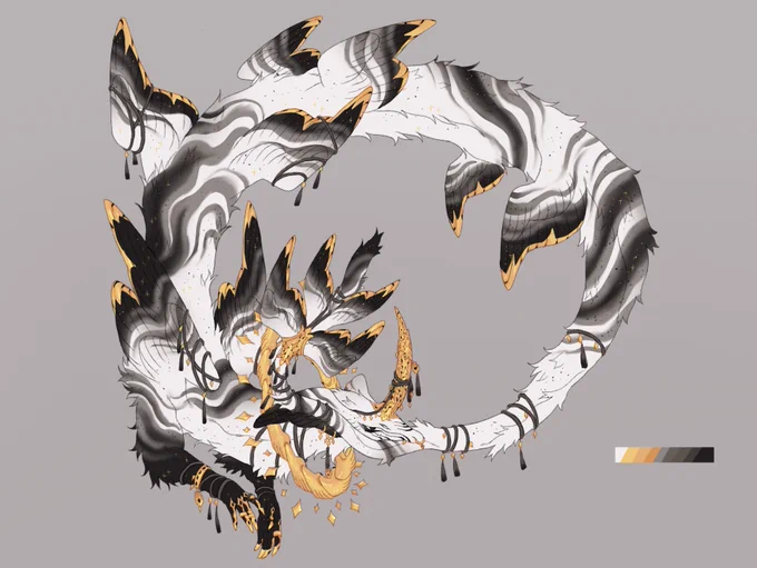ofc i gotta do Nyx's son next Levi/Leviathan hes a fucked up little fetus for most of the story and eveyone has the urge to kill him upon seeing him aside from nyx, and he later is found out to be one of the old gods in a dormant state (god form by @/katttzenstein) 