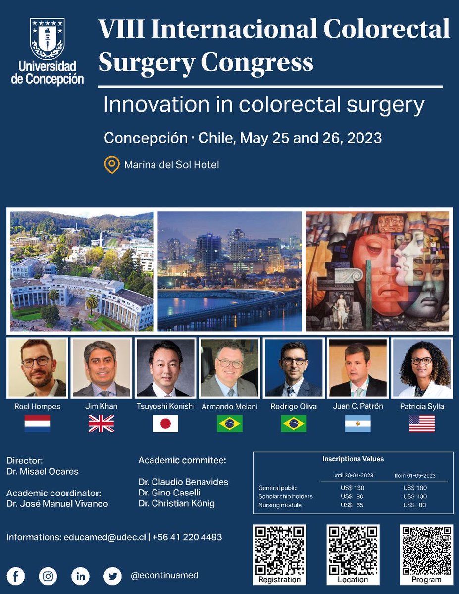 Los invitamos al VIII Congreso de Coloproctología en Concepción