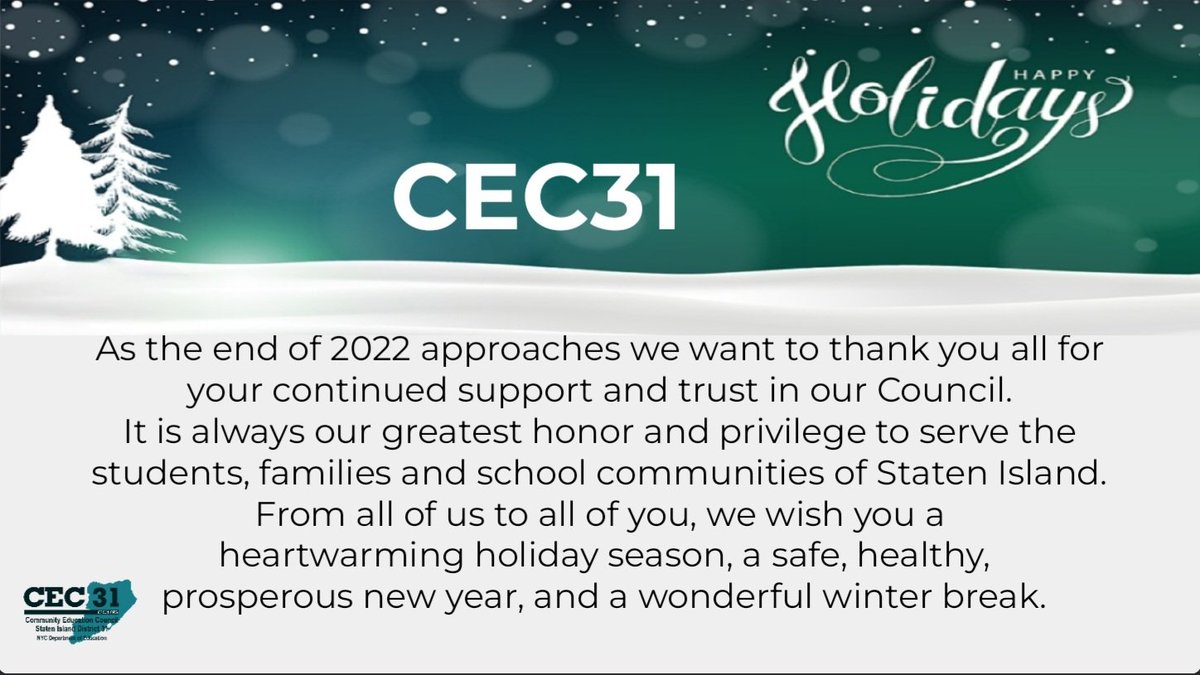 LCBcec31's tweet photo. Wishing everyone the most wonderful Holiday Season https://t.co/pC5l4PAdRW