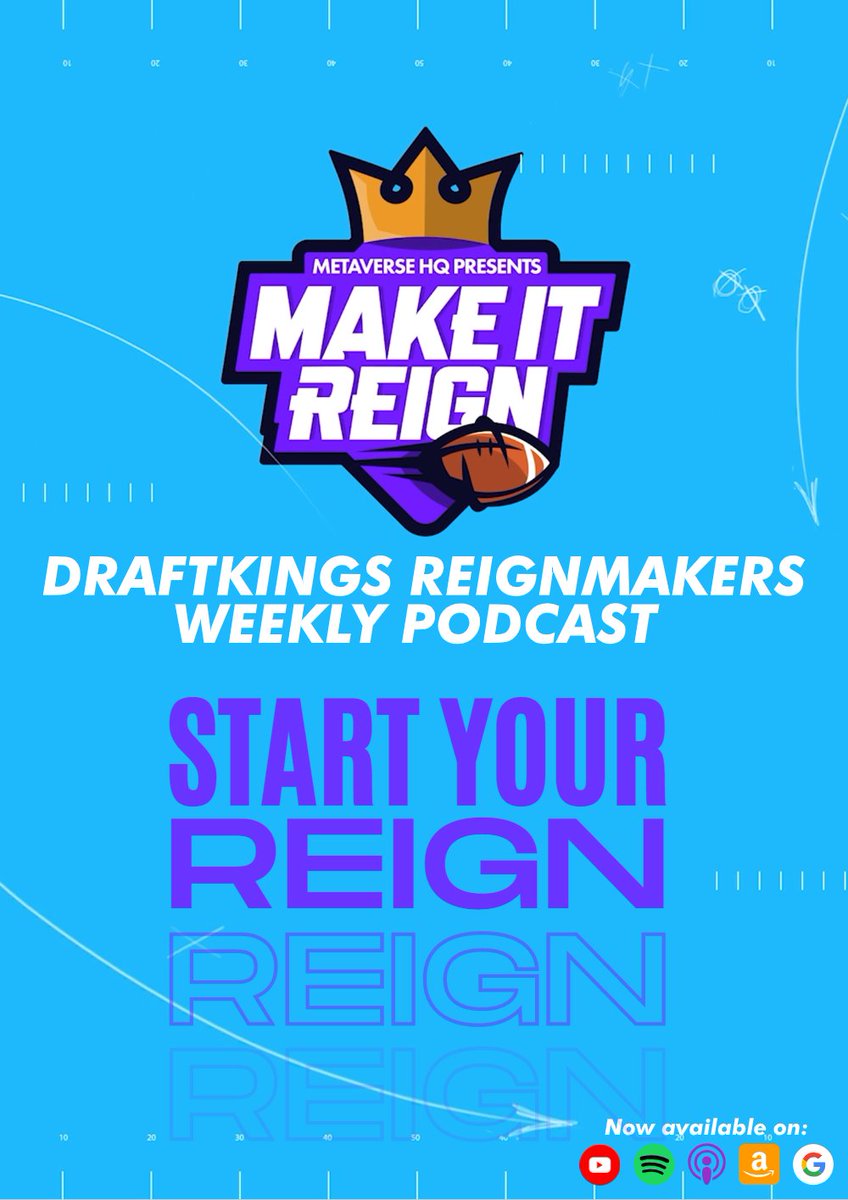 MakeItReignMVHQ's tweet photo. 🚀START YOUR REIGN. MAKE IT REIGN🚀

🎧Make It Reign Podcast: https://t.co/lySb6IzEzb

📺YT Episode Link: https://t.co/lb8DFAU6xM

🫡  Metaverse HQ Youtube: https://t.co/MGUxbJ0qzr

👑@DKReignmakers site: https://t.co/NE14JlaVoZ https://t.co/8uByk0BJxz