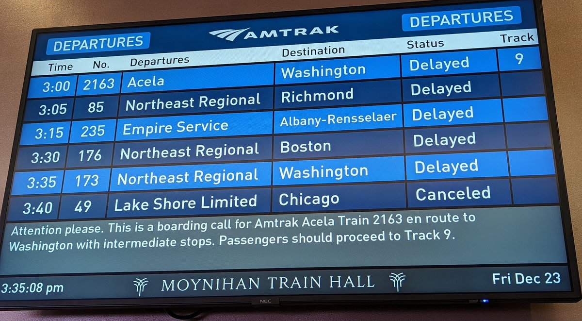 RideTrainz on Twitter "The scene about 20 minutes ago at Penn Station NY"