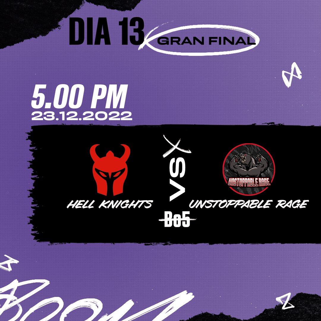 Llego el día de la gran final, el día de hoy se enfrentará  la escuadra de <a href="/teamhellknights/">Team Hell Knights ⚔️</a> vs <a href="/RageUnstoppable/">UNR</a> para definir al primer campeón de la Copa LoL Road to All Stars 🤩🏆👾
A partir de las 5 pm en: twitch.tv/tdiviert