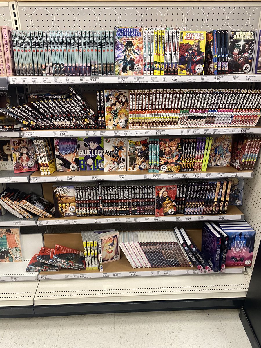 SierraWhiskey on Twitter "Manga is coming in aggressively at Target