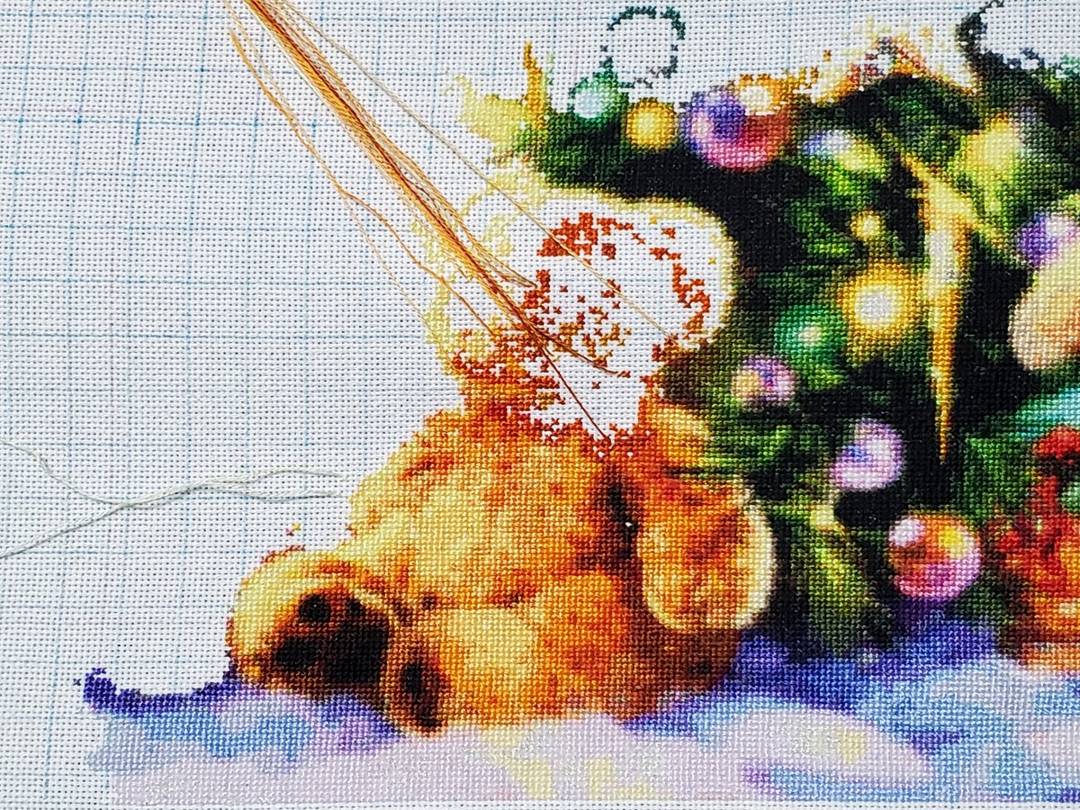 xxx39110790's tweet photo. 12/23 2色刺して
299ステッチ 12.27%
Heaven and Earth Designs
『Teddy Bear Tree Max Colors』
450×605 239 Colors 25ct
2022.7.28~
#クロスステッチ
#HAED
#MaxColors https://t.co/rry6SMzXnO