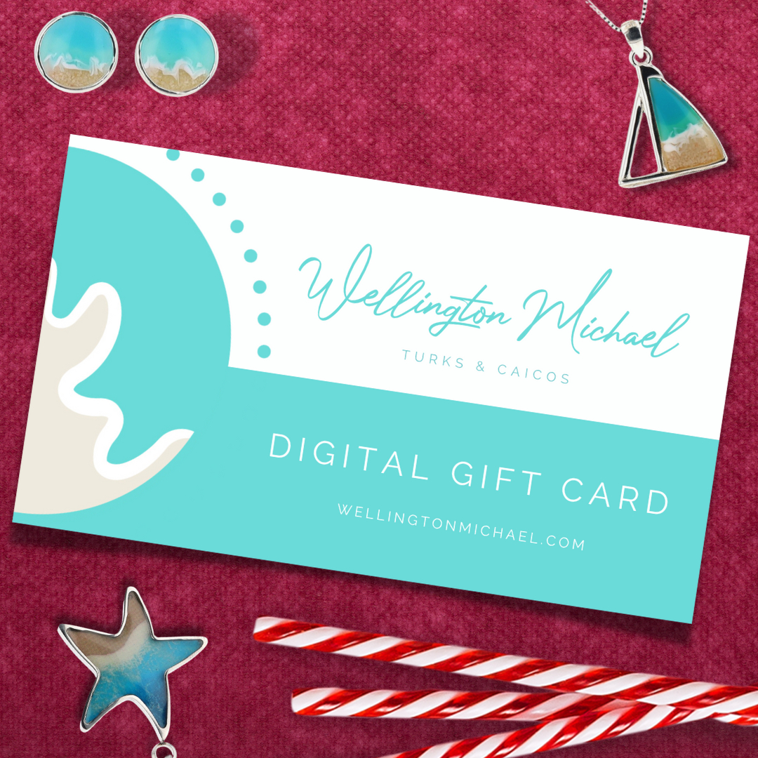 Looking for a last minute gift idea? 

Digital Gift Cards are now available!

Link in bio. 

#handmade #beachjewelry #beachlifestyle #providenciales #turksandcaicos #wellingtonmichael #jewelry #beachlife #beachaccessories #accessories #necklace #bracelet #earrings #empowered #ste