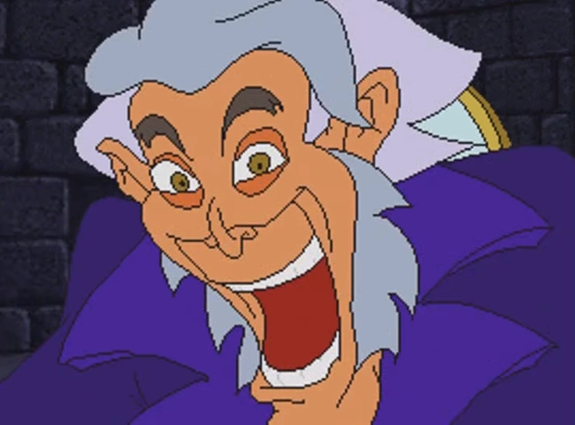 dailytobytrivia's tweet photo. (10/31/2018) Rouxls Kaard references "I.M Meen" (from the 1995 game of the same name) in one his lines.
I.M Meen also says this line in a certain cutscene. https://t.co/OcHaR6rtvU
