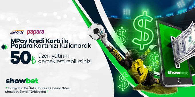 💰🤑SHOWBET PAPARA Yatırım Yöntemi İle Sorunsuz Yatırım İşlemleri Seni Bekliyor!  

🤌 MİN 50₺ YATIRIM FIRSATI

✨Dünya'nın En Ünlü Bahis ve Casino Sitesi SHOWBET Şimdi Türkiye'de

💚TIKLA KAZANMAYA BAŞLA bit.ly/SHOWBET